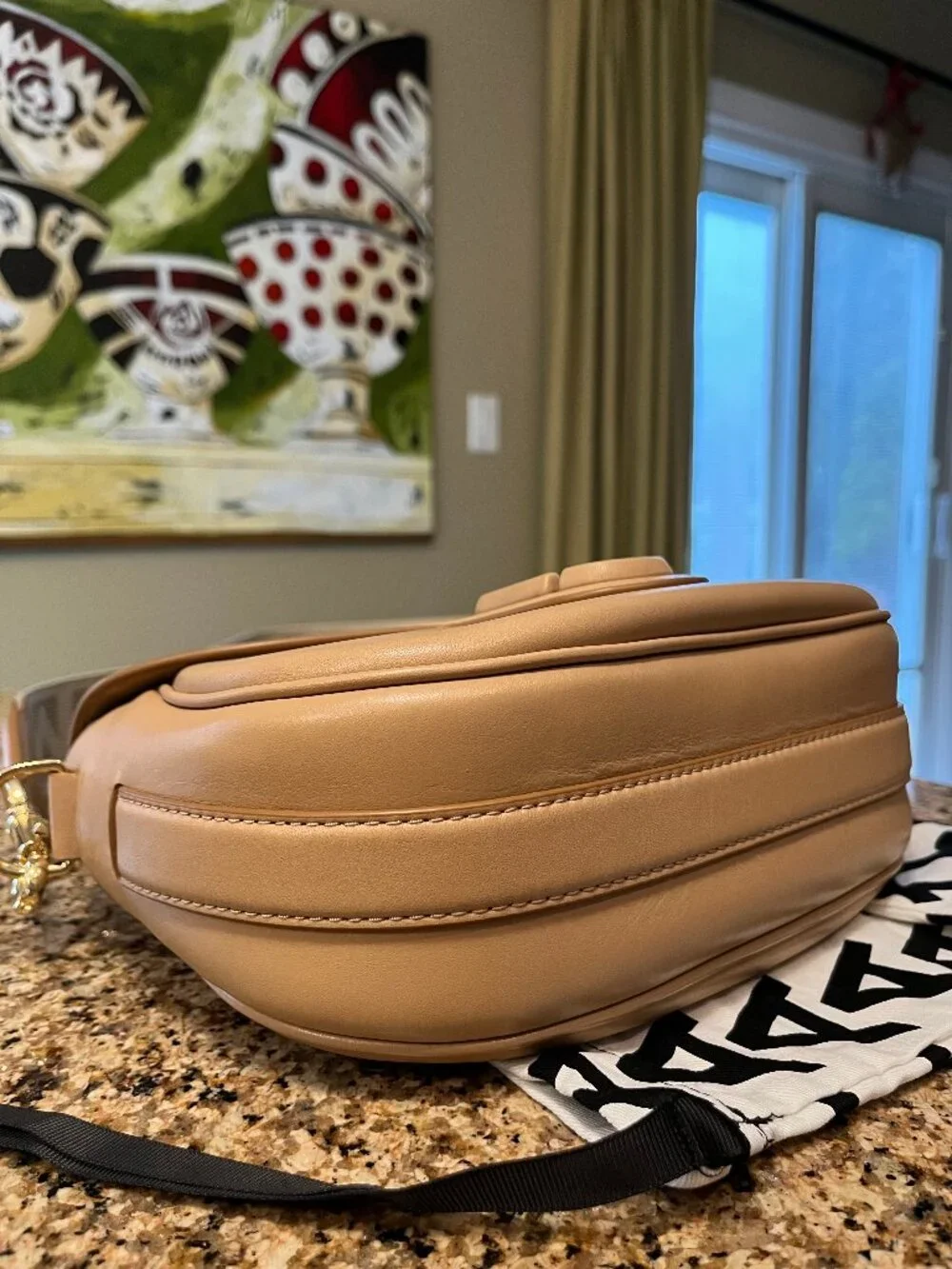 Marc Jacobs Saddle Bag Sz Medium - Leather - Authentic - Picture 13 of 17